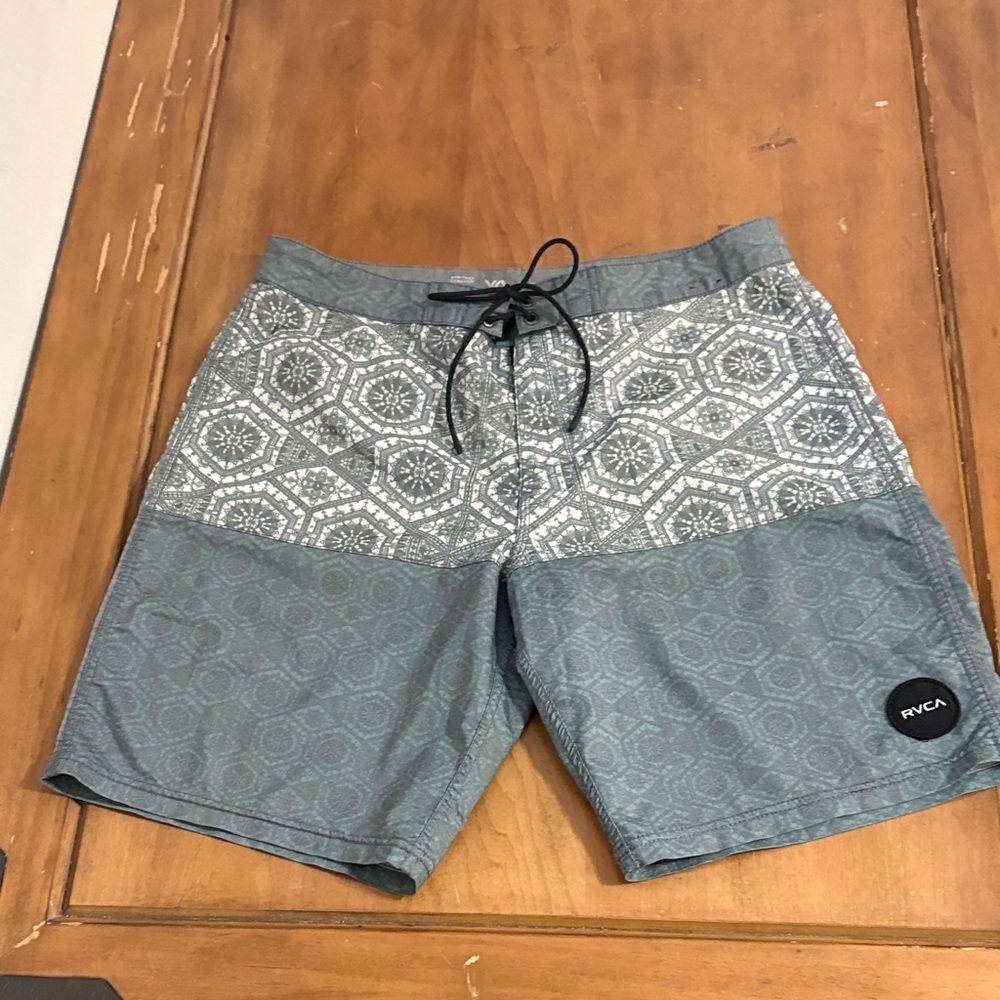 RVCA Men's Patterned Board Swim Shorts Size 31